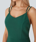 Waffle Mini Casual Dress