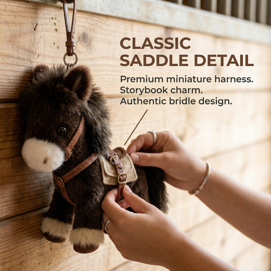 Ponytata Plush Pony Bag Charm and Keychain