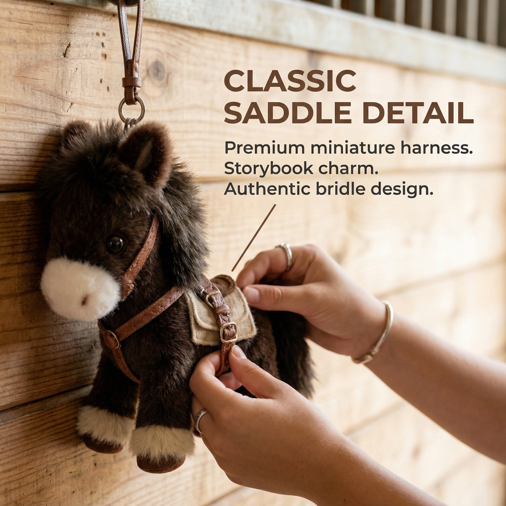 Ponytata Plush Pony Bag Charm and Keychain