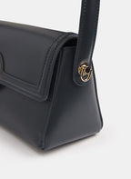 Vegan Leather Elongated Handbag