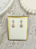 Gold Pear Drop Earrings