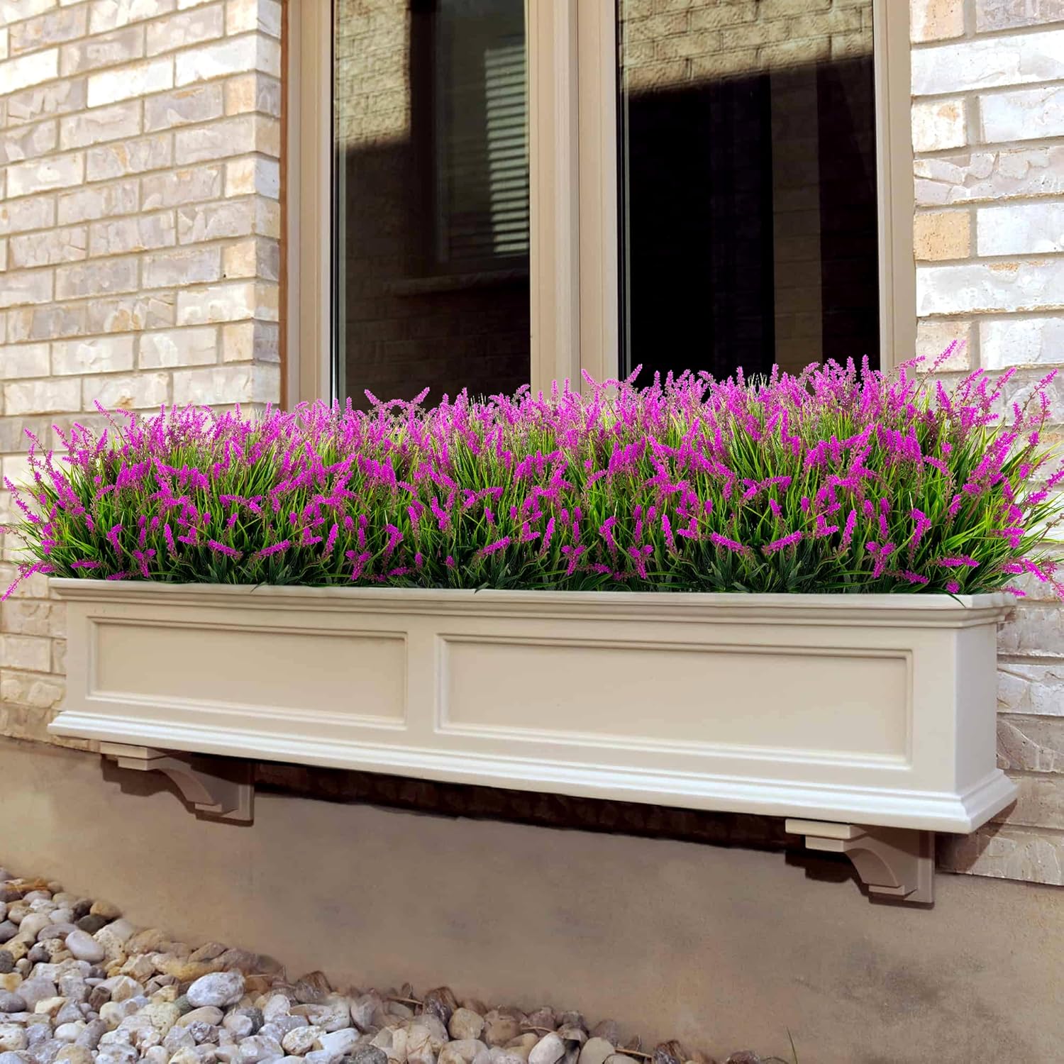 3 Bundles UV-Resistant Faux Monkey Grass