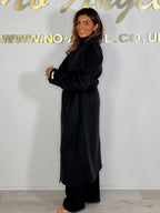 Long Belted Waterfall Jacket (3 Colours)