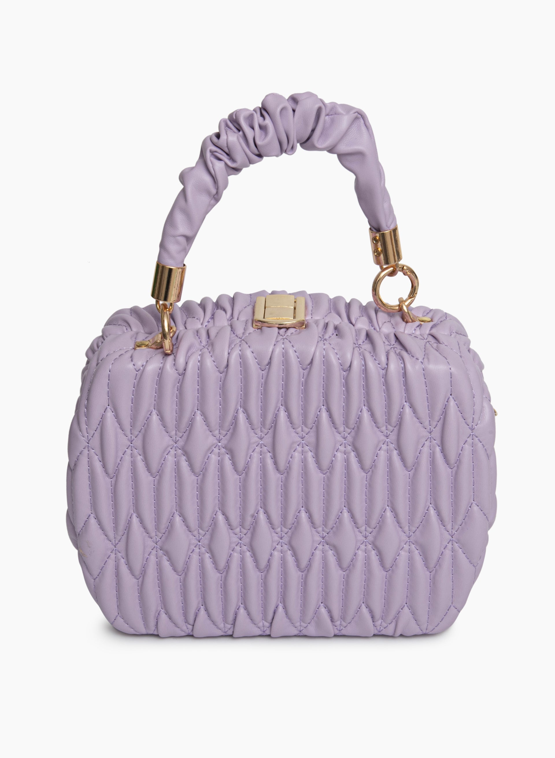 Vegan Leather Quilted Bag