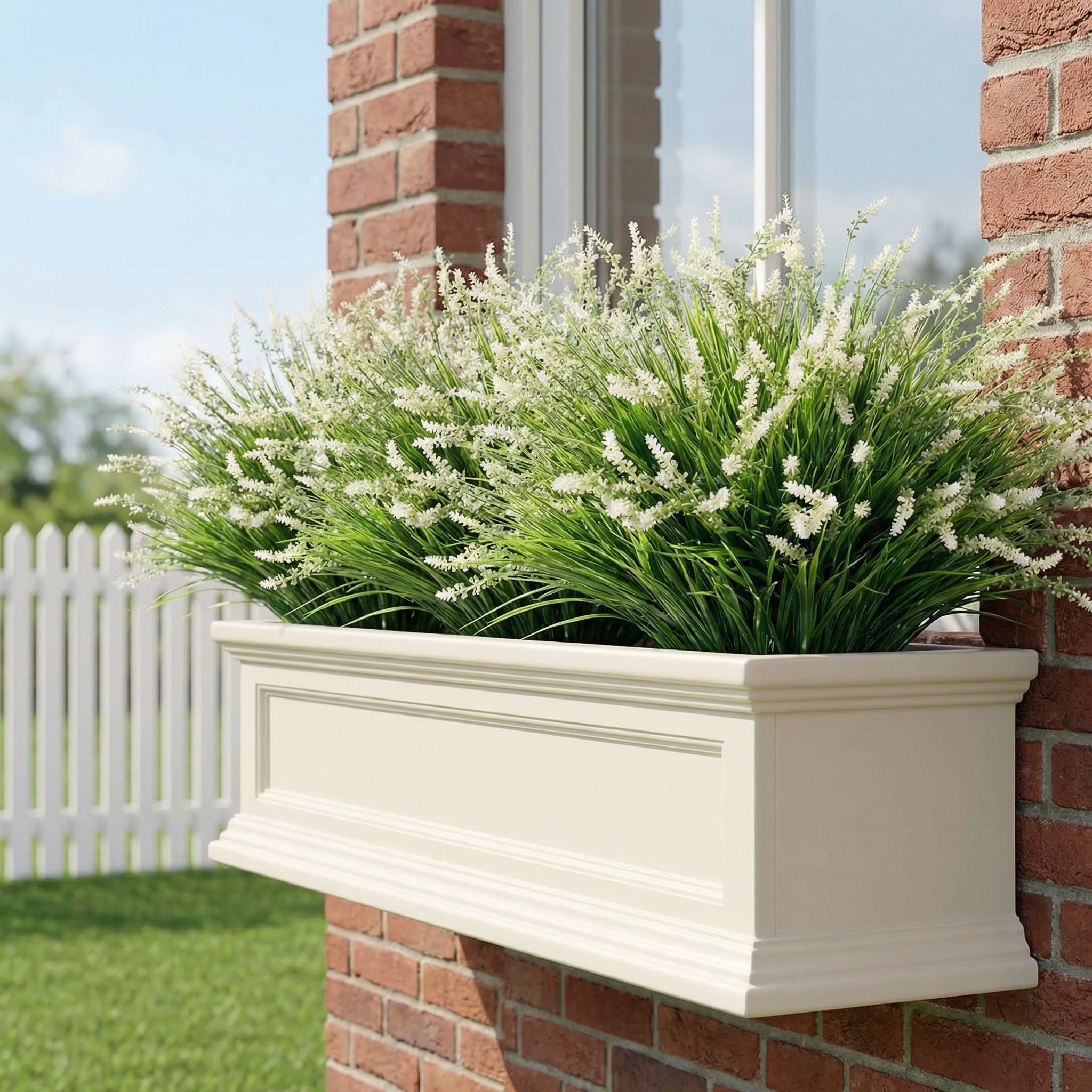 3 Bundles UV-Resistant Faux Monkey Grass