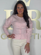 Soft Knit Button Up Ribbed Bottom Cardigan (5 Colours)