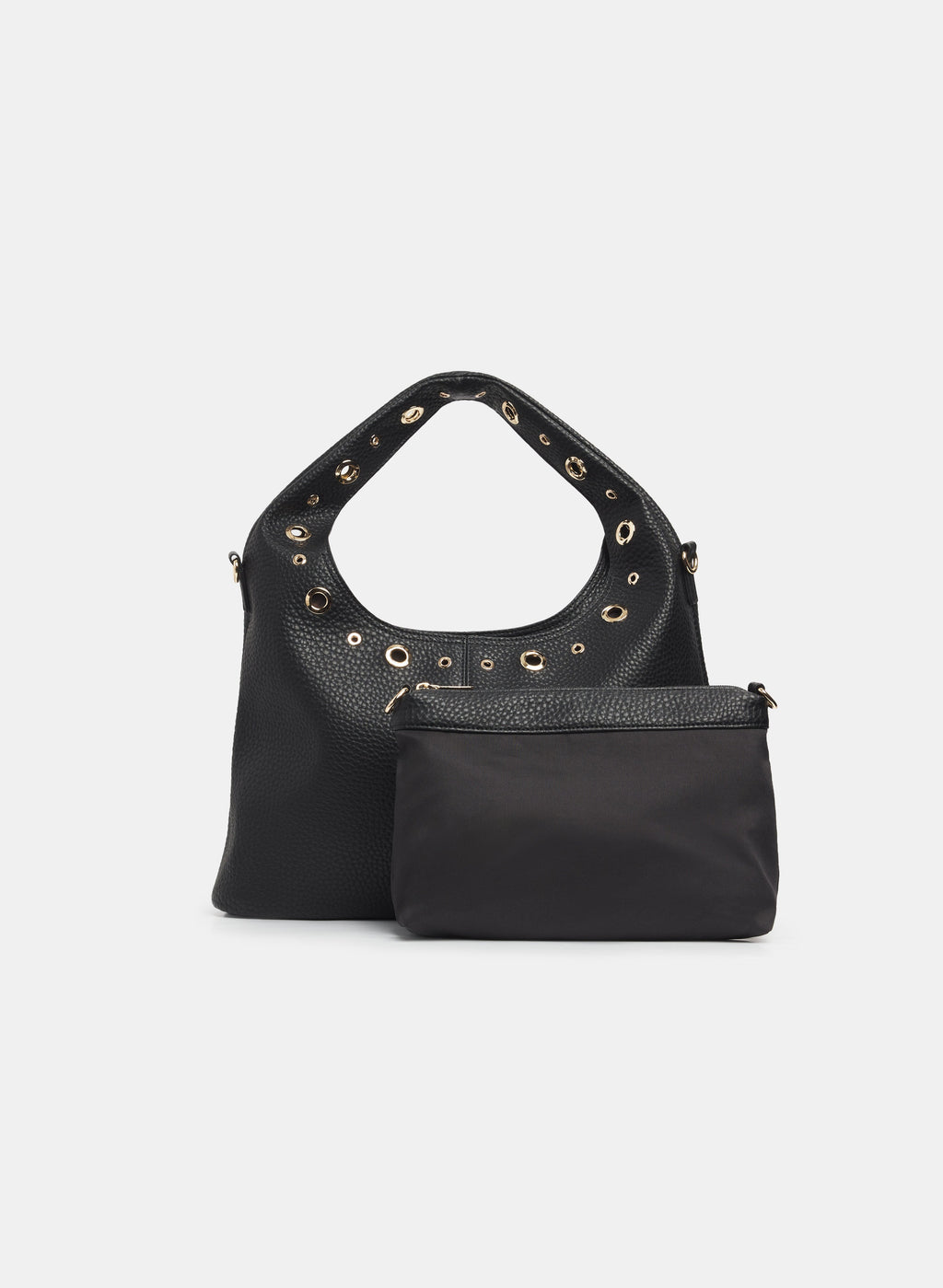 Grommet Embellished Bag