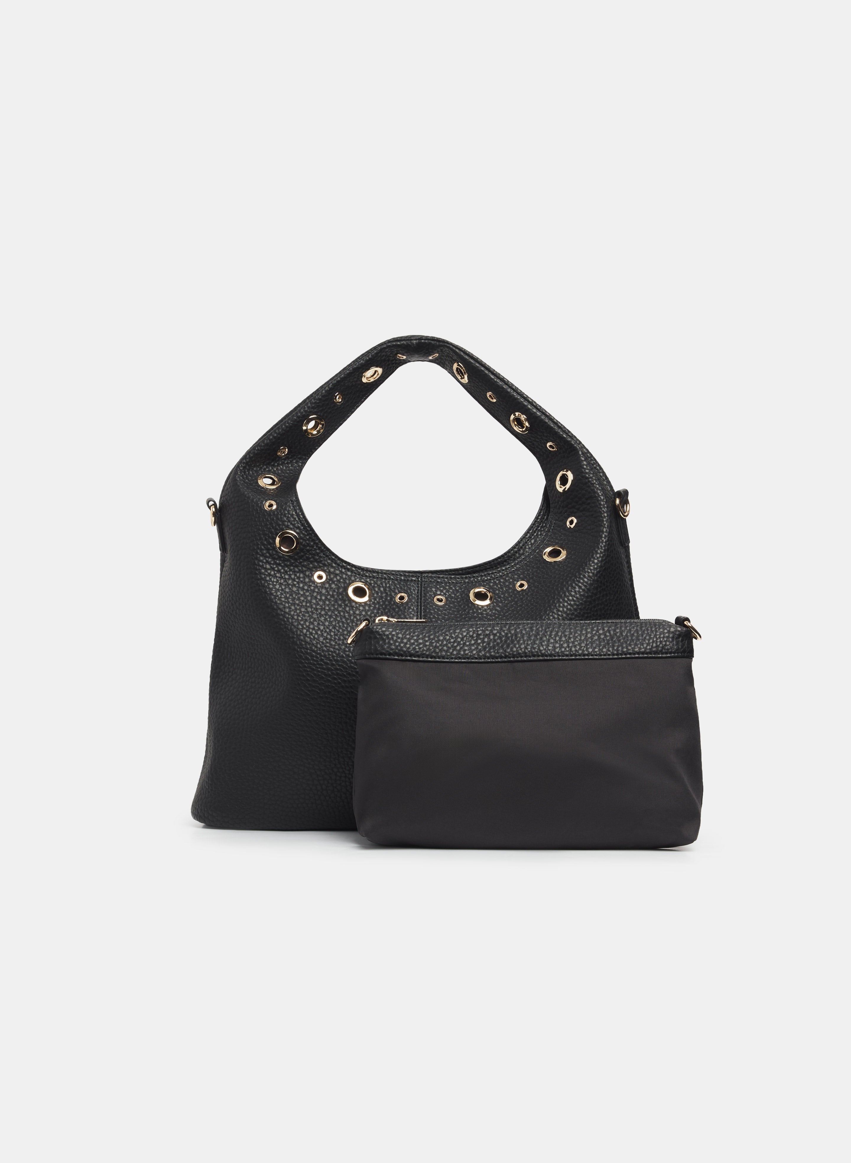 Grommet Embellished Bag