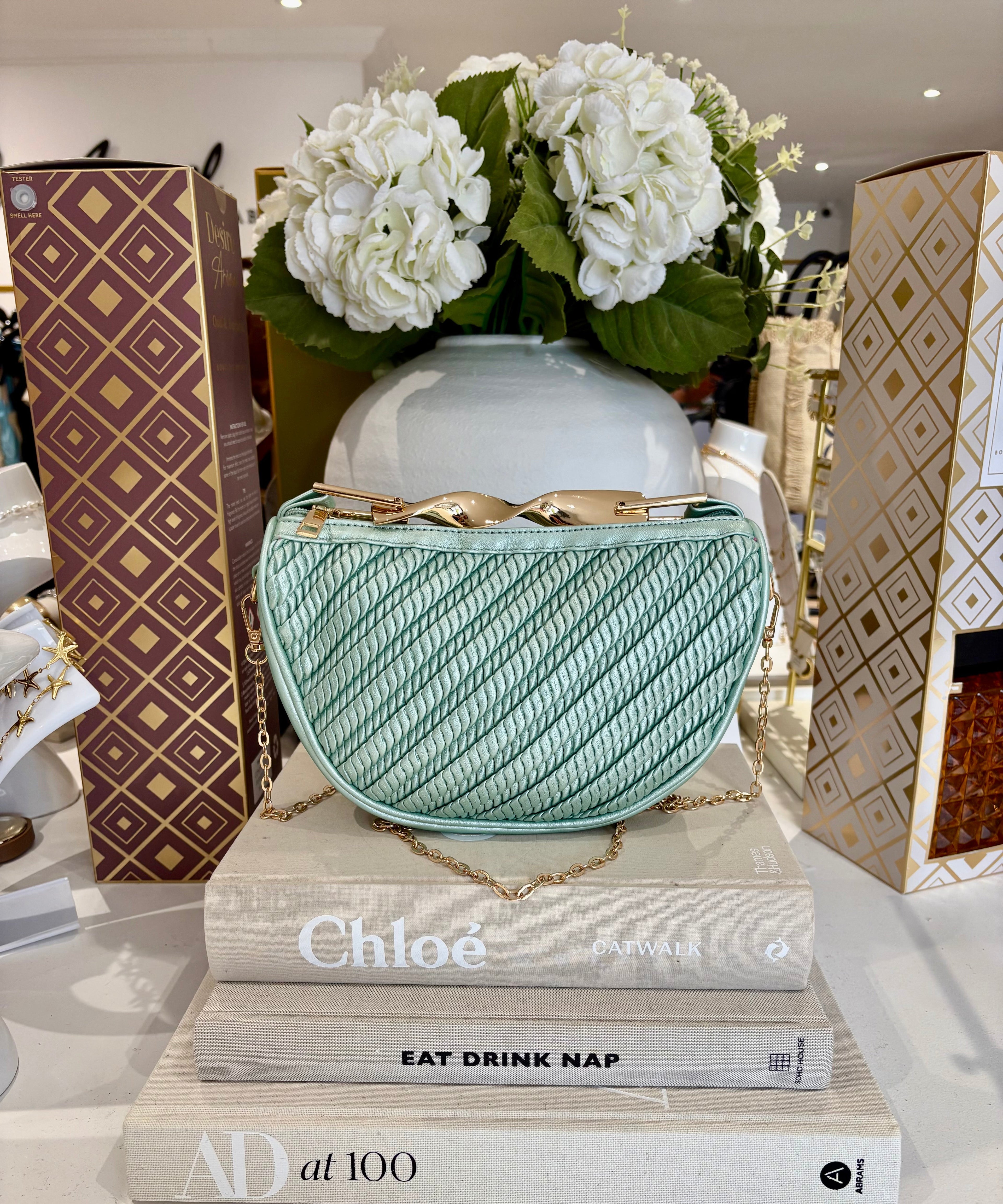 Semi Circle Clutch Bag (7 Colours)