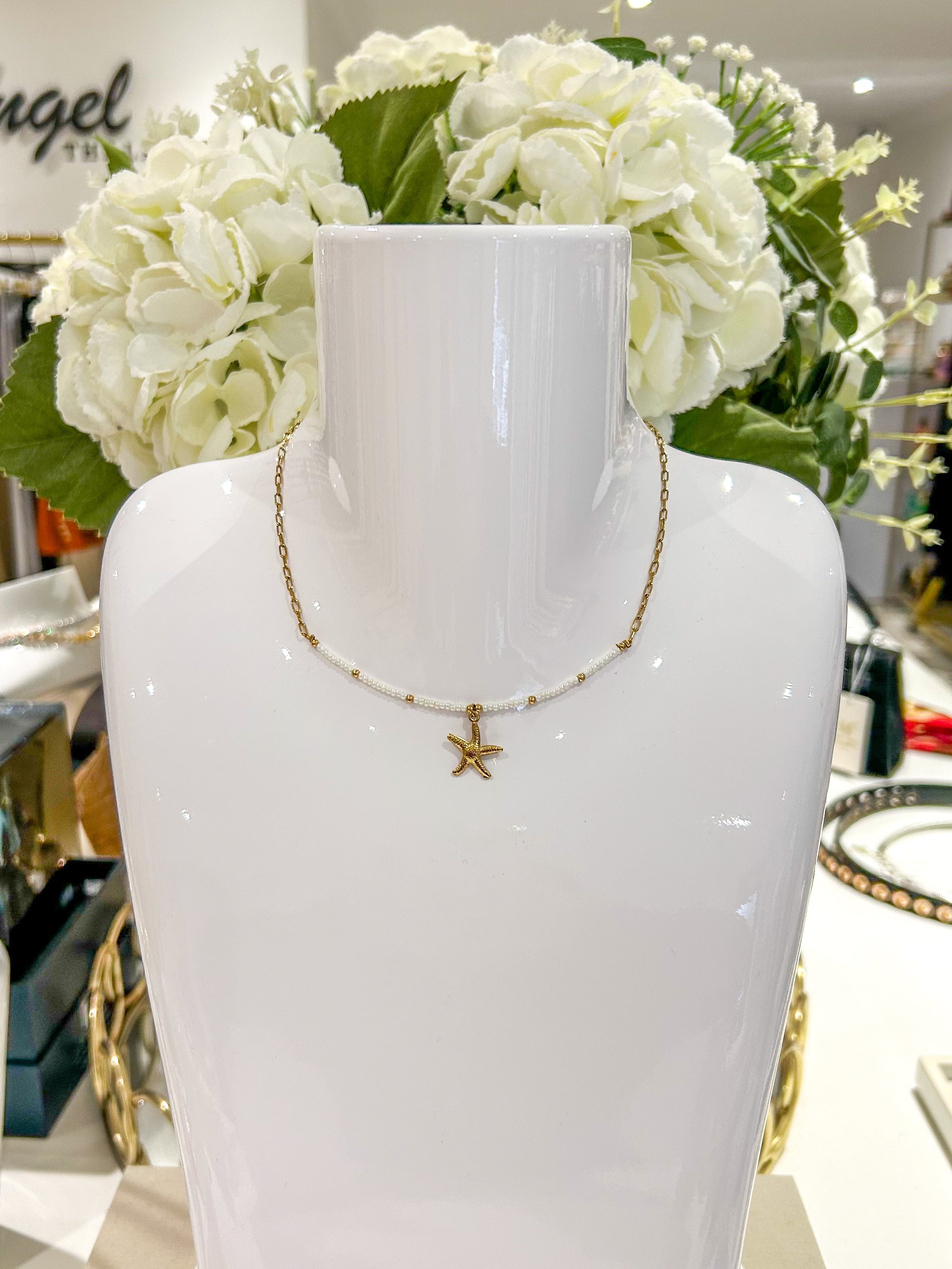 Gold Beaded Necklaces (12 Styles)