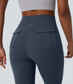 UltraSculptTM SoCinched High Waisted Tummy Control Yoga Bootcut Leggings with Pockets