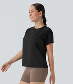 Cut Out Short Sleeve Running Sports Top
