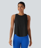 Tie Back Cool Touch Running Tank Top-UPF50+