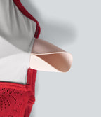 SoftlyZeroTM Airy Contrast Lace 2-in-1 Cool Touch Tennis Active Dress with Pocket-UPF50+