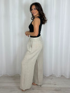 Linen Pinstripe Trousers (7 Colours)