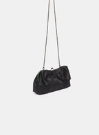 Satin Bow Clutch