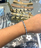 Square Diamante Bangle