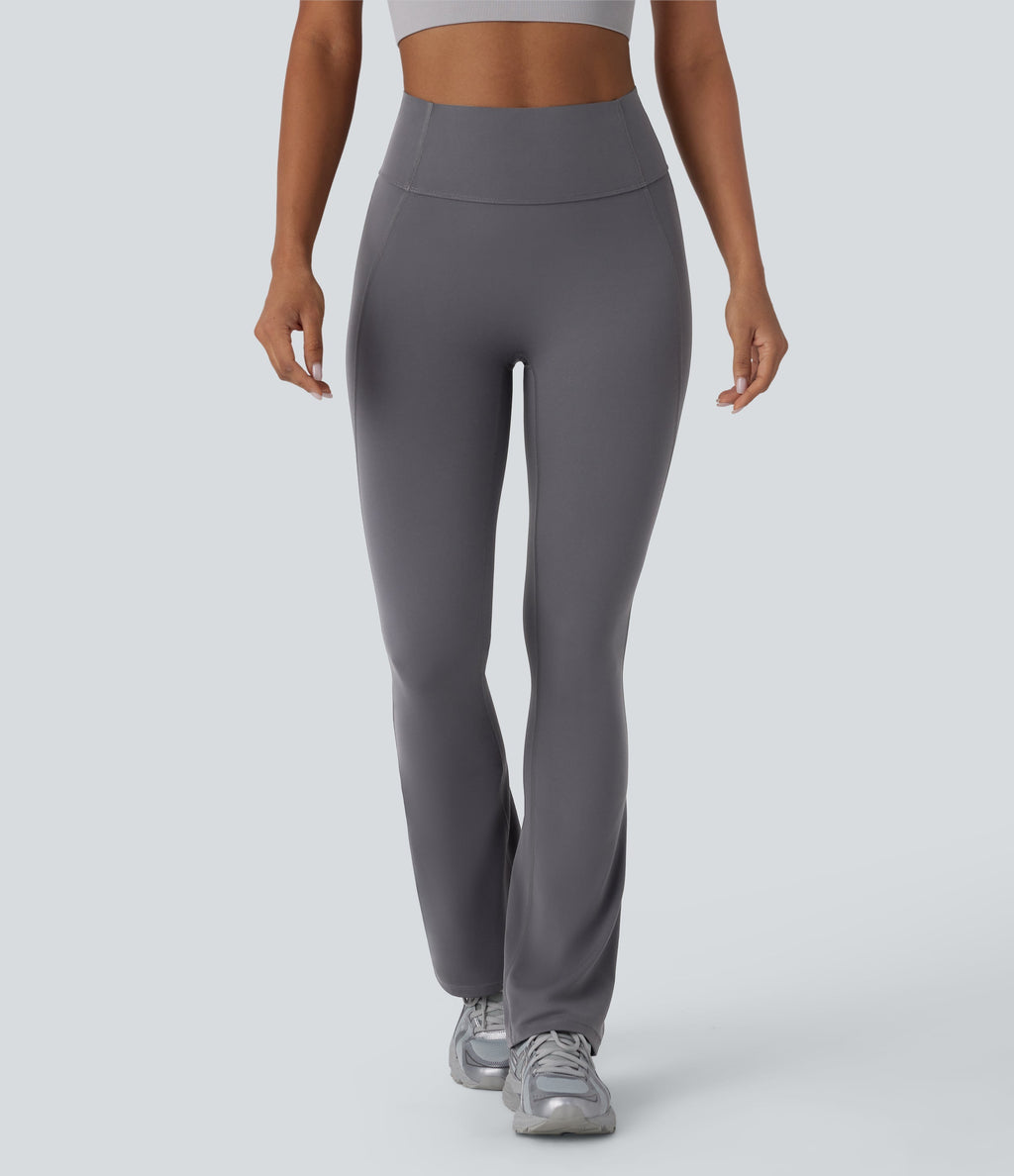 UltraSculptTM SoCinched High Waisted Tummy Control Yoga Bootcut Leggings with Pockets