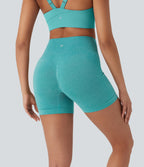 Seamless Flow High Waisted Yoga Biker Shorts 5''