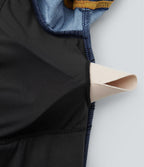 FlexTM Pleated Hem 2-in-1 Cool Touch Washed Denim Tennis Active Dress with Pockets
