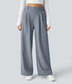 2026🔥 FlexTM High Waisted Pocket Straight Leg Work Pants