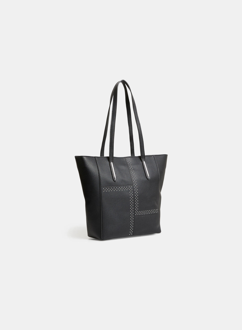 Stud Detail Vegan Leather Tote Bag