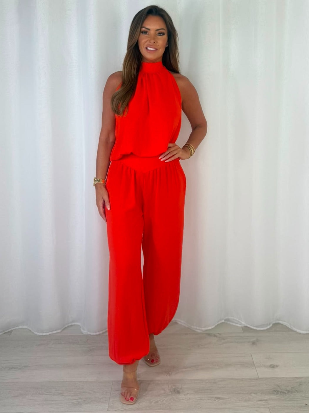 Halter Neck Trouser Co-Ord (8 Colours)