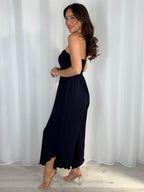 Bandeau Jumpsuit With Tapered Leg (6 Colours)