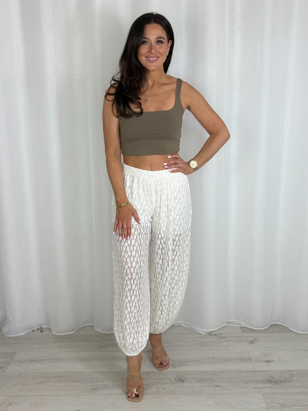 Harem Style Lace Trousers (4 Colours)