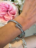 Plain Screw Cuff Bangle
