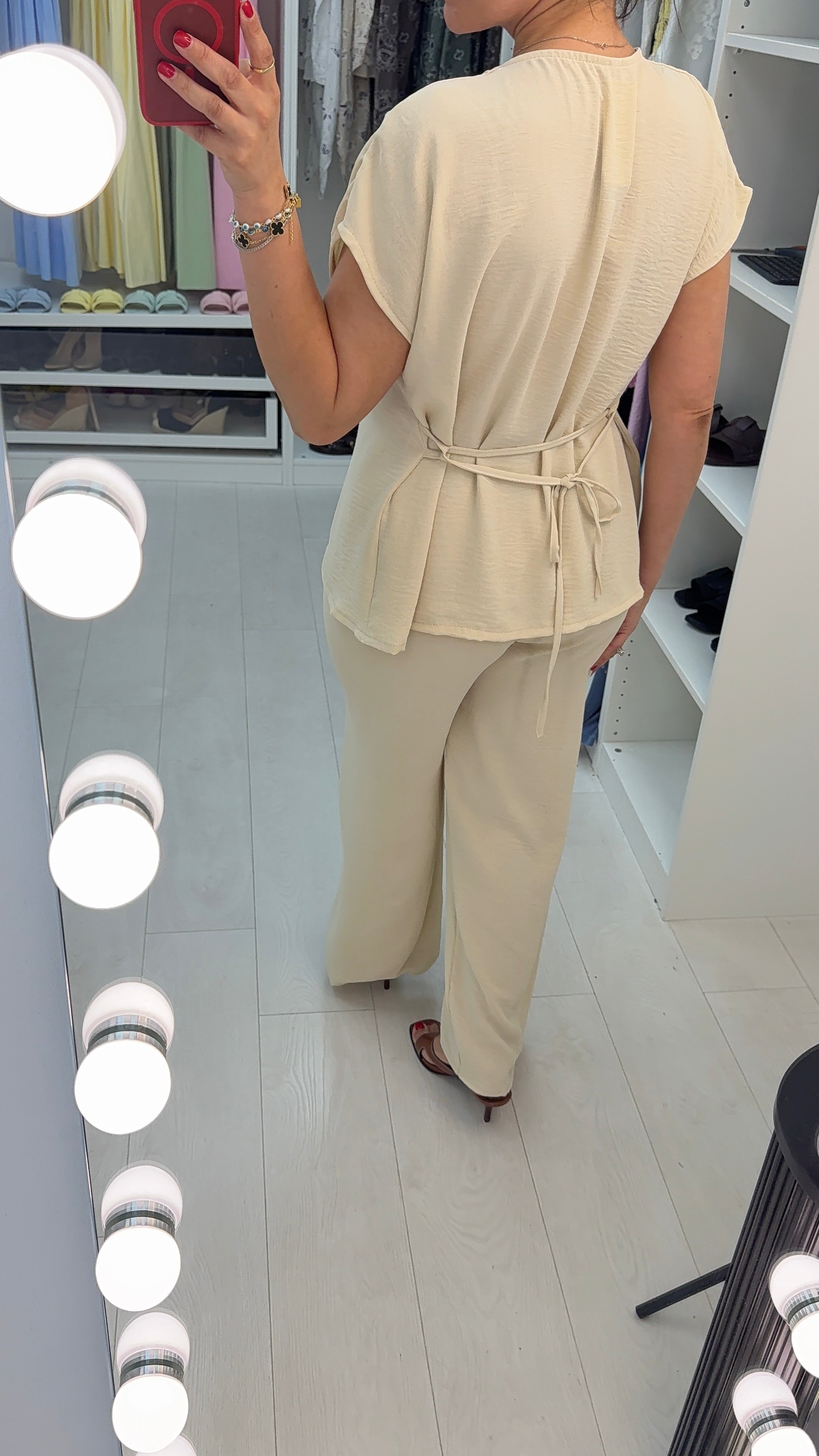 Brook Plain Button Front Co-Ord Set