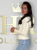 Soft Knit Button Up Ribbed Bottom Cardigan (5 Colours)