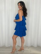 Layered Frill Strappy Midi Dress (9 Colours)