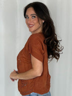 Crochet Round Neck Top (8 Colours)