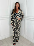 ST TROPEZ - Trousers (Zebra Print)