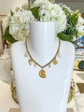 Multi Pendant Seashell Necklace (2 Colours)
