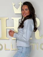 Soft Knit Button Up Ribbed Bottom Cardigan (5 Colours)