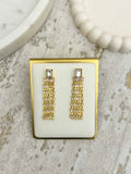 Clear Gem Drop Earrings (2 Colours)