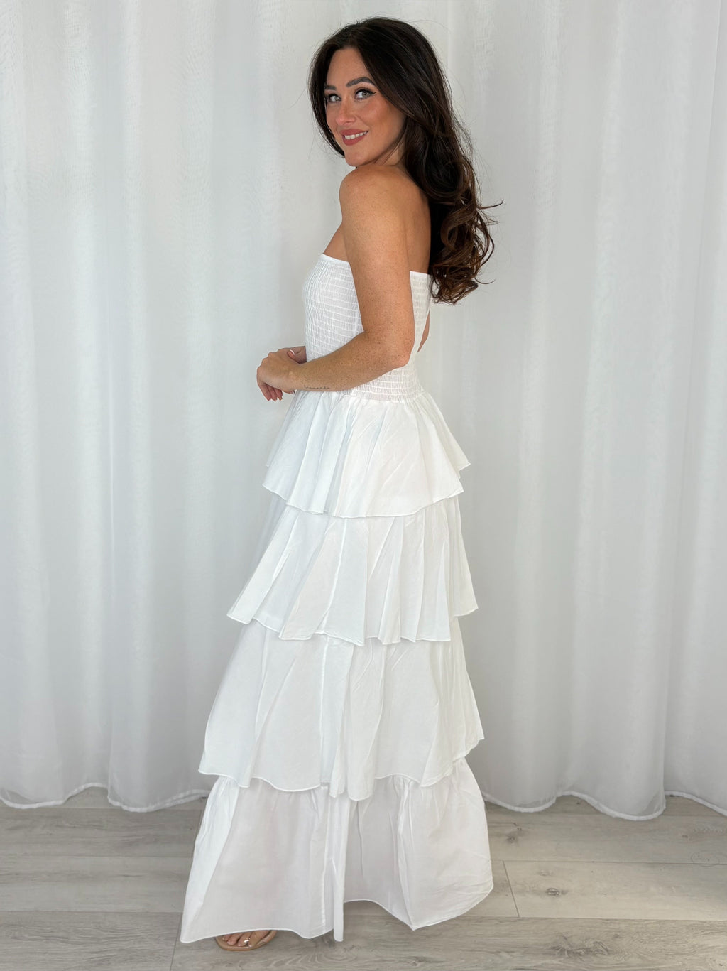 Layered Frill Maxi Dress (9 Colours)