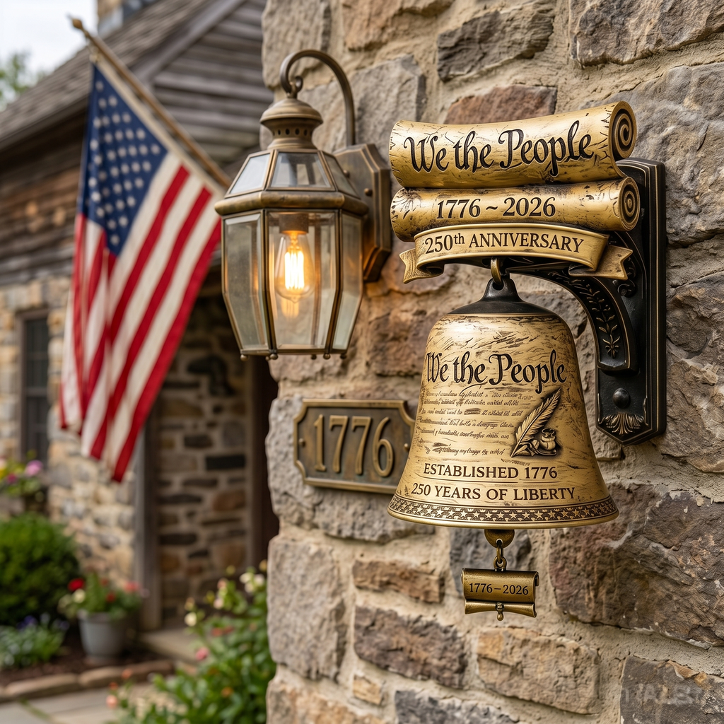 America 250 “We the People” Liberty Bell Wall Decor