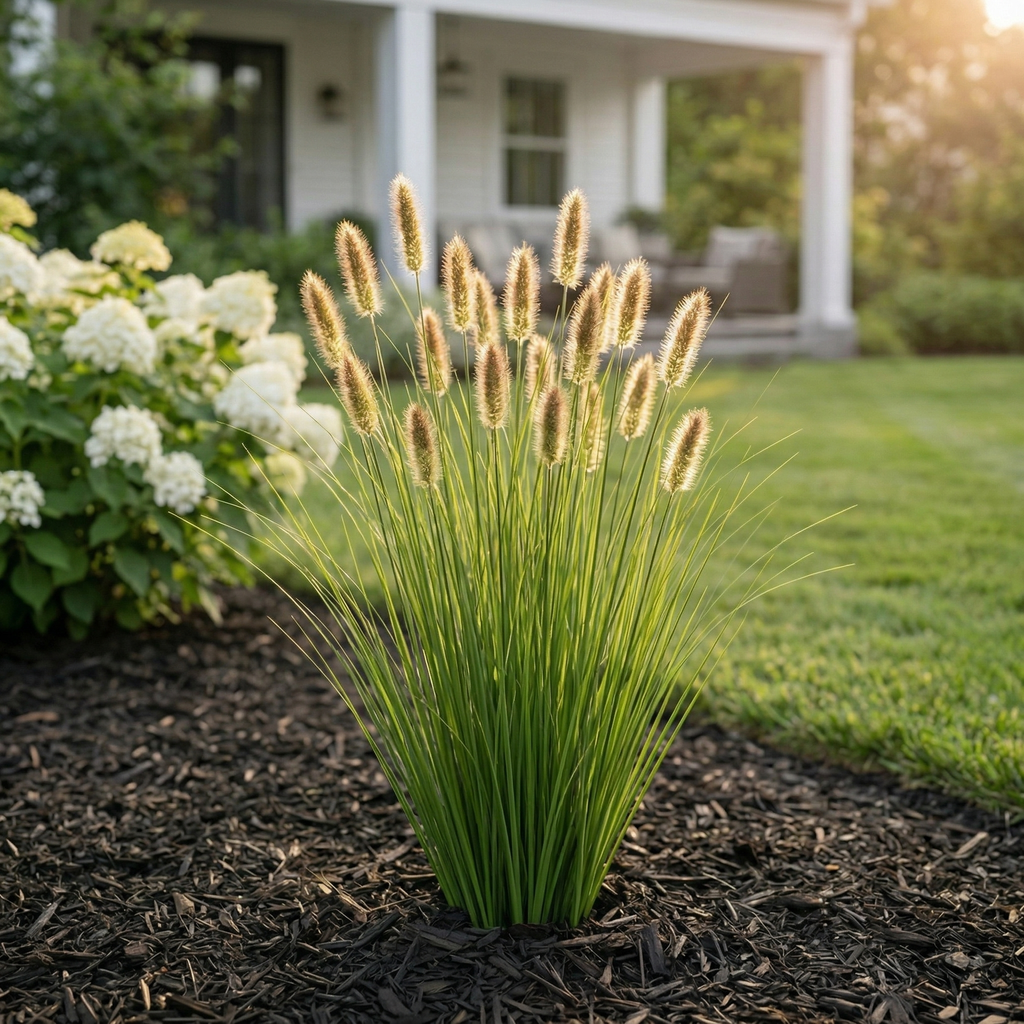 3-Bundles Faux Foxtail Grass
