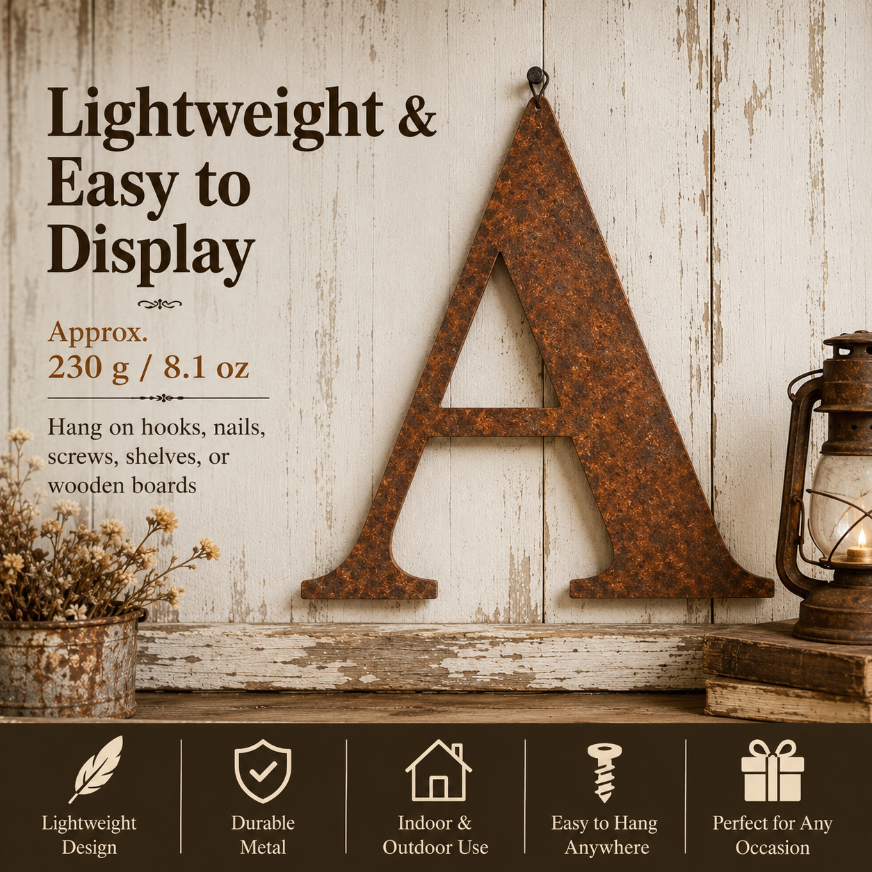 Create Your Own Rustic Word Display