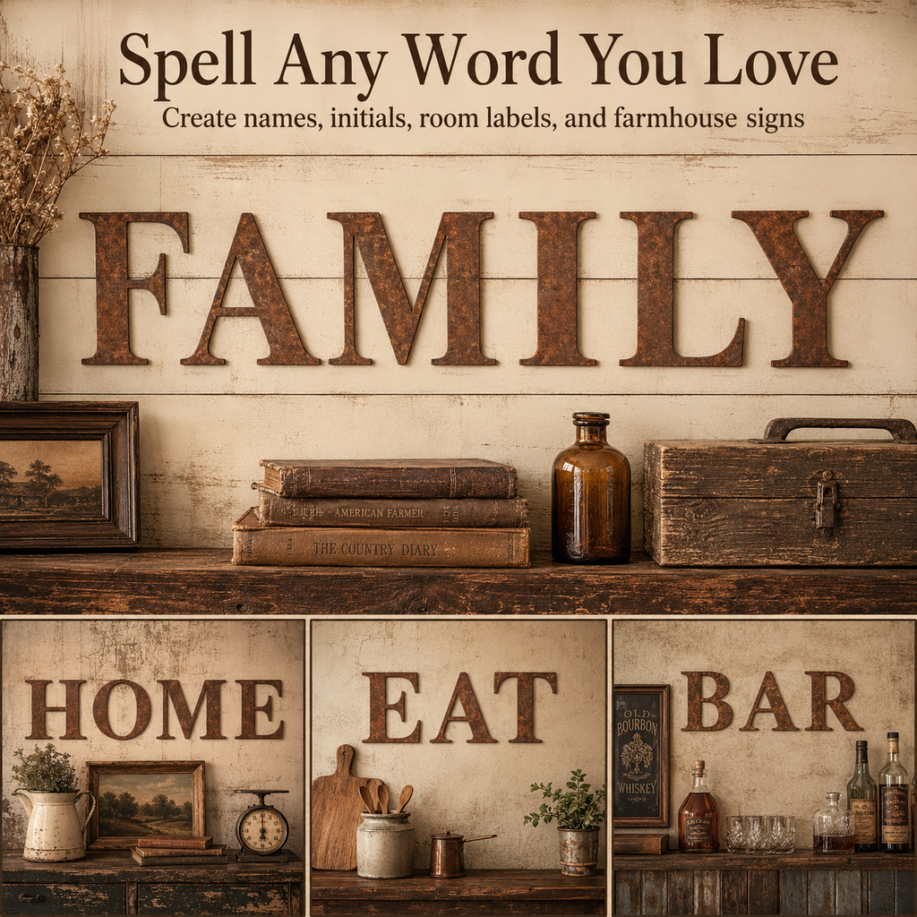 Create Your Own Rustic Word Display