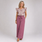 Amelia | Elegant Paisley Two-Piece Set