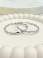 Diamante Hoops (2 Colours)