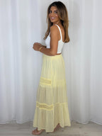Crochet Tiered Maxi Skirt (3 Colours)