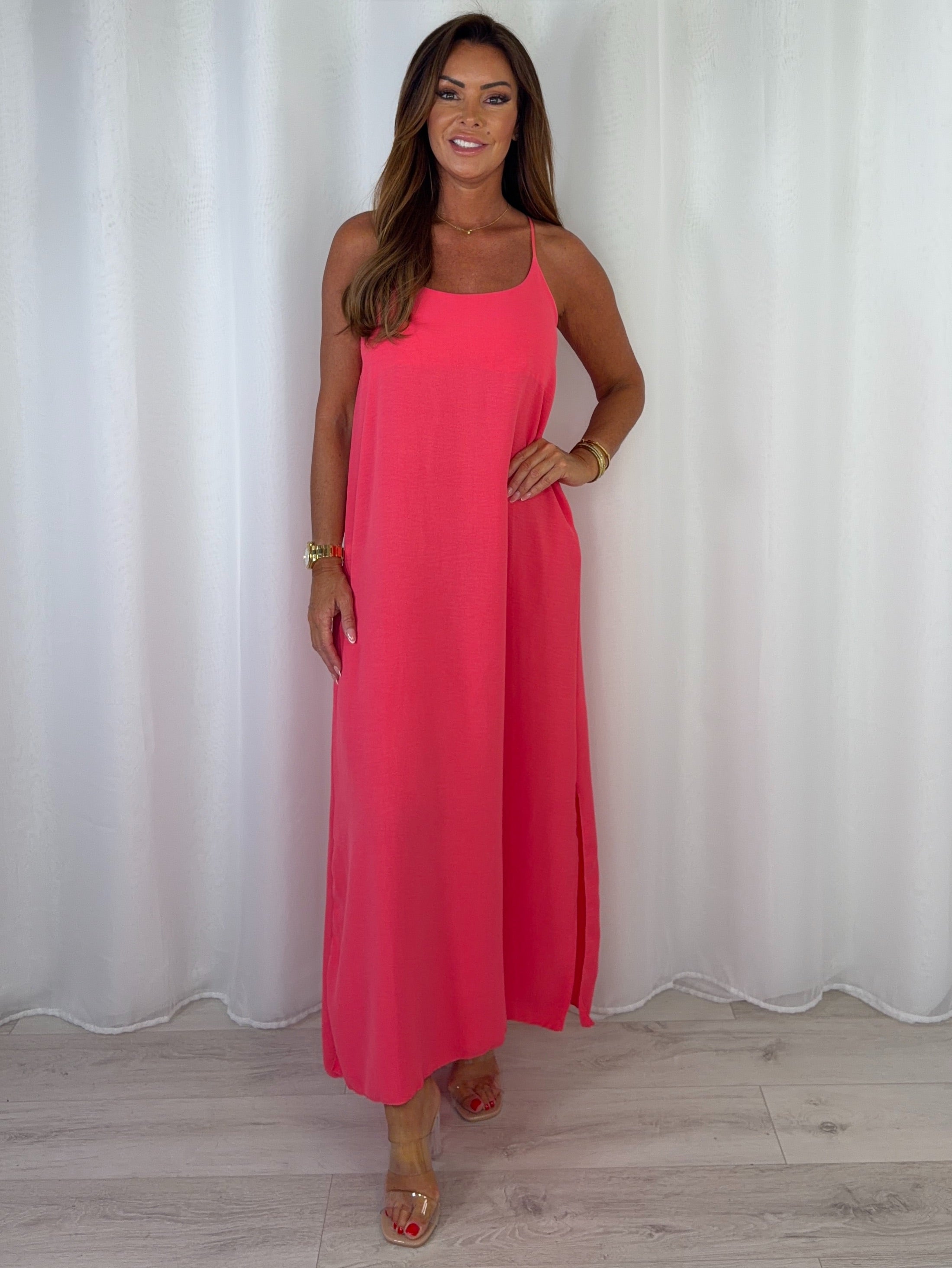 Spaghetti Strap Maxi Dress (14 Colours)