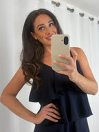 Layered Frill Strappy Midi Dress (9 Colours)