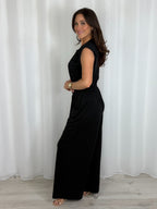 Shoulder Pad Sleeveless Trouser Co-Ord (7 Colours)