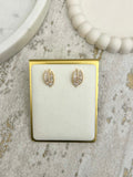 Leaf Diamond Earrings (2 Colours)